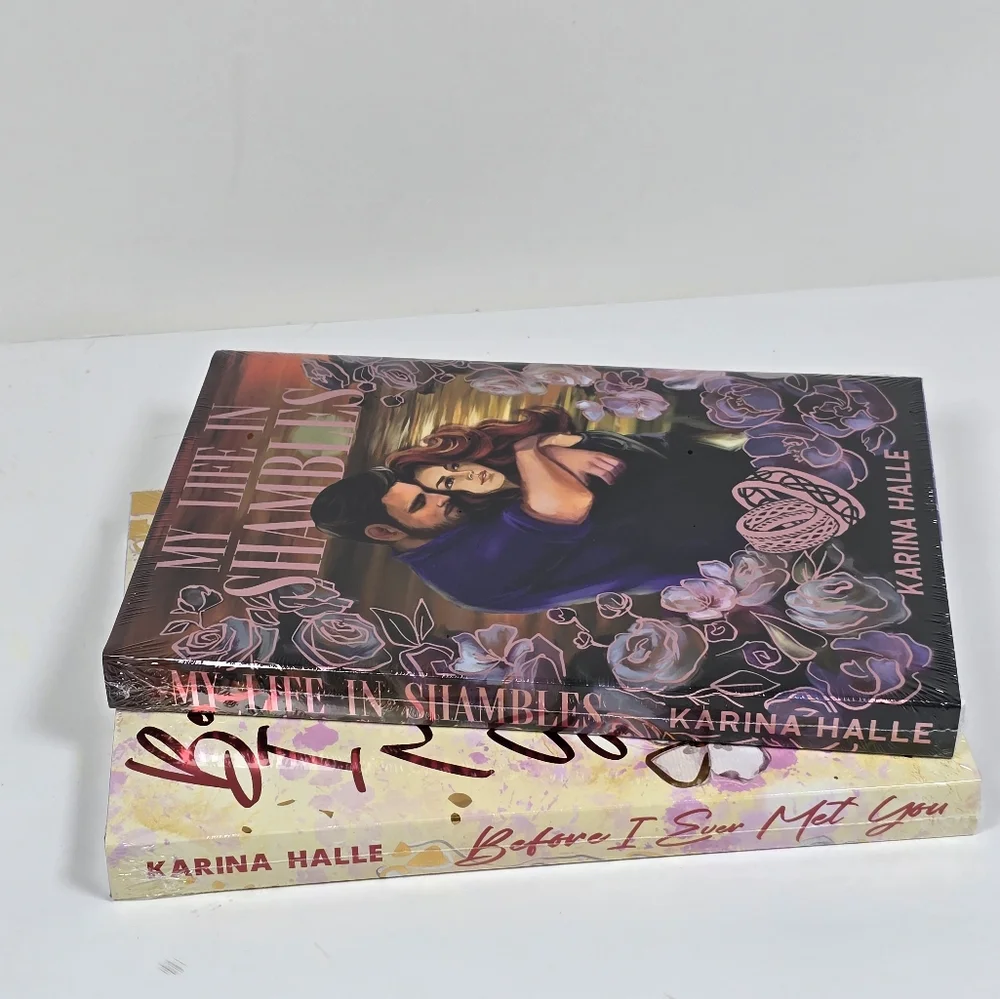 Karina Halle Belle Box Set My Life in Shambles Signed & Before I Ever Met You Nw - Picture 3 of 6